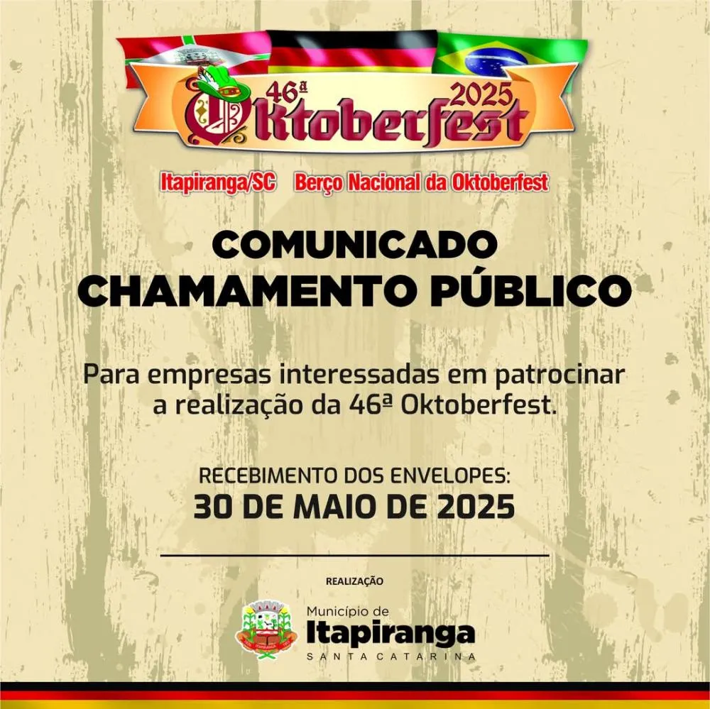 Divulgação Município de Itapiranga 