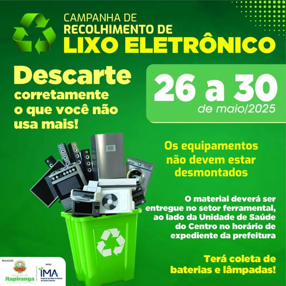 Divulgação Município de Itapiranga 