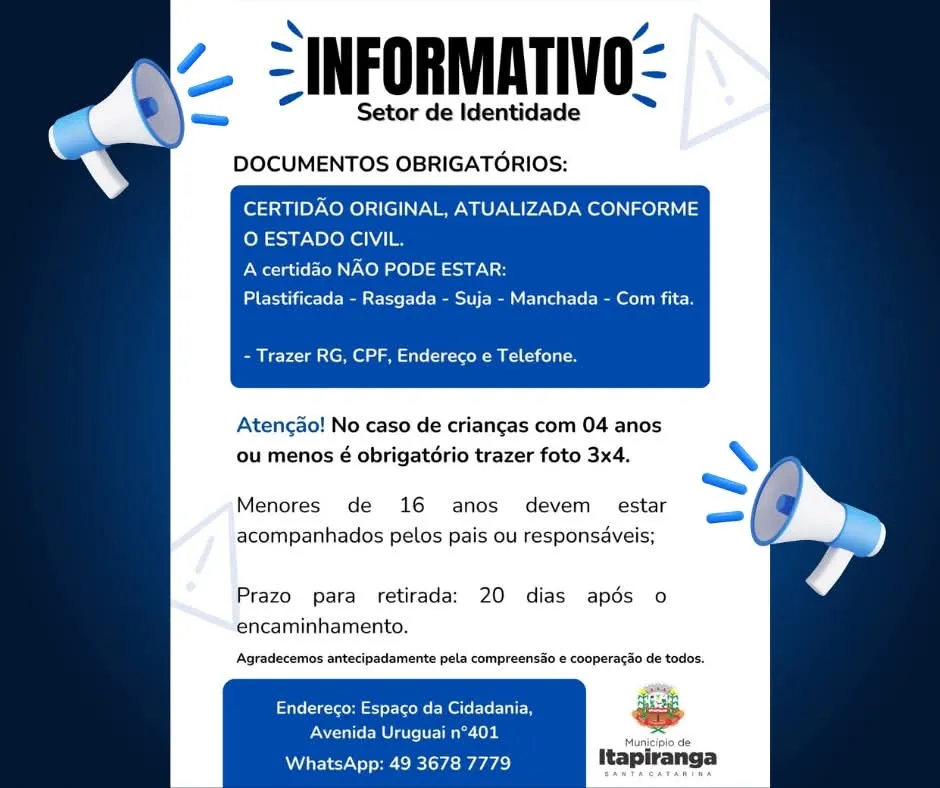 Divulgação Município de Itapiranga 