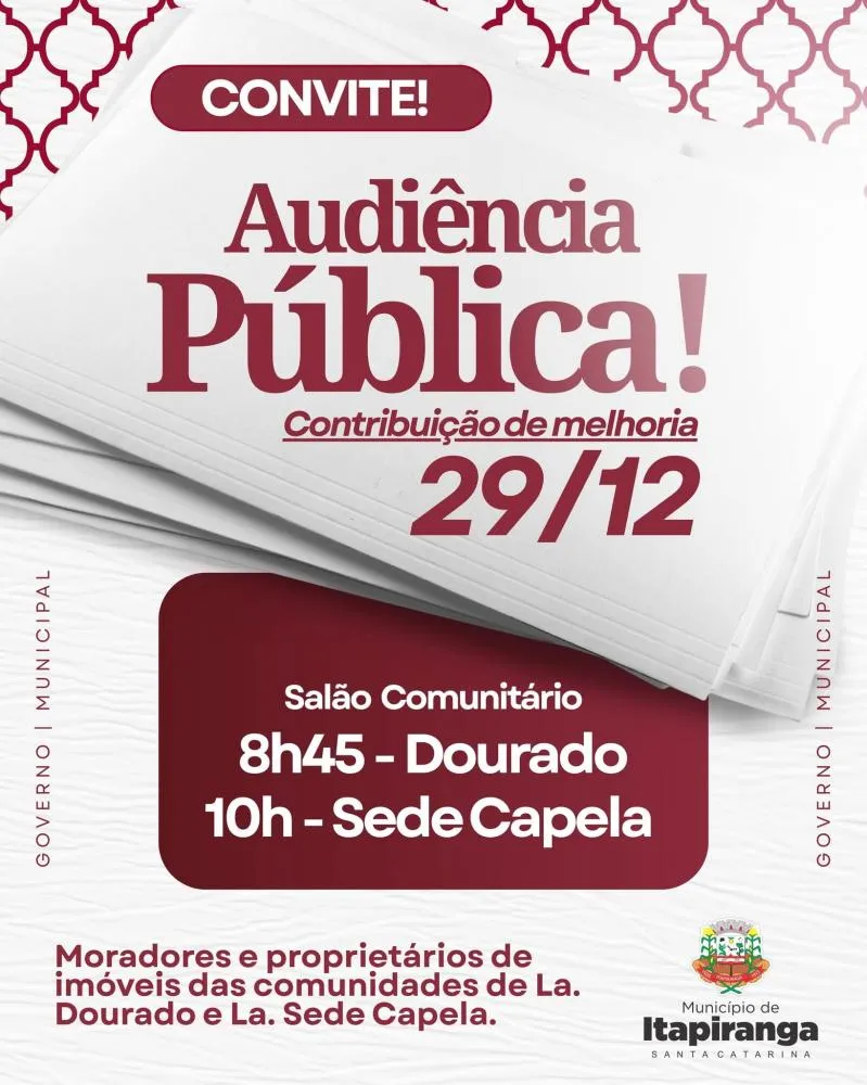 Divulgação Município de Itapiranga 