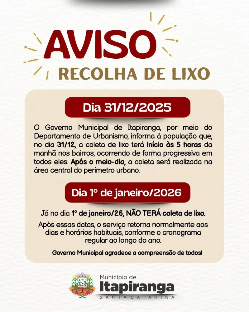 Divulgação Município de Itapiranga 