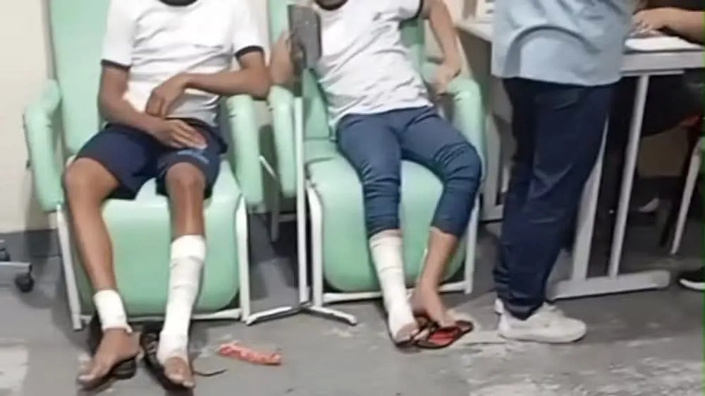 Bomba caseira explode em escola de Belford Roxo e fere pelo menos 10 alunos